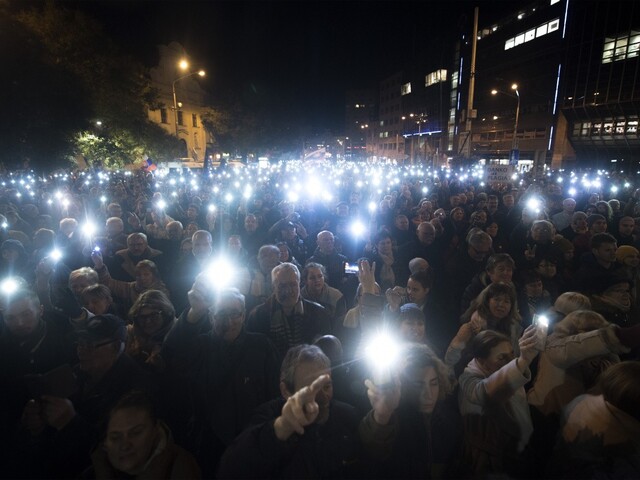 Fotogaléria: Takto sa protestovalo v slovenských uliciach