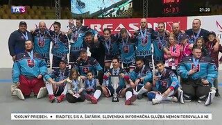 Hokejbalisti získali bronzové medaily, zdolali Britániu