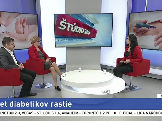ŠTÚDIO TA3: E. Goncalvesová a E. Martinka o cukrovke