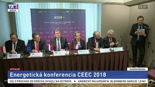 Brífing predstaviteľov V4 po energetickej konferencii CEEC