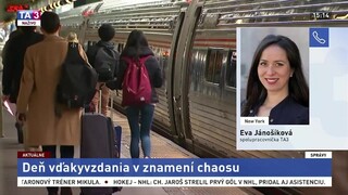 E. Jánošíková o náročnom cestovaní počas Dňa vďakyvzdania