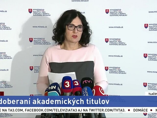 TB M. Lubyovej o odoberaní akademických titulov