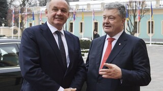 Idú dobrým smerom, uviedol prezident po stretnutí s Porošenkom