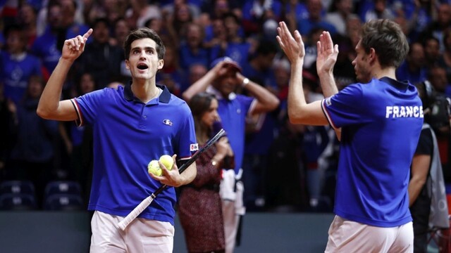 V tenisovej štvorhre uspeli Francúzi, na antuke čelili Chorvátom