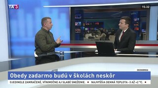 HOSŤ V ŠTÚDIU: R. Chovanculiak o obedoch zadarmo