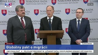 TB poslancov SNS ku globálnemu paktu o migrácii