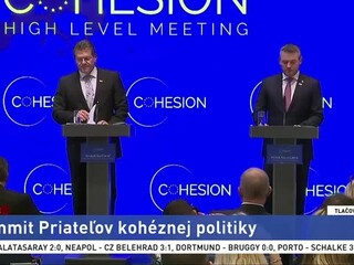 TB P. Pellegriniho a M. Šefčoviča po stretnutí skupiny Priatelia kohézie