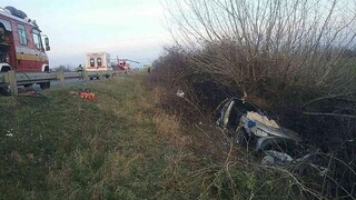 Po tragickej nehode uzatvorili diaľnicu D1 v smere z Bratislavy