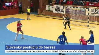 Hádzanárky nesklamali, zdolali Izrael a postúpili do baráže