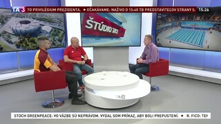 ŠTÚDIO TA3: V. Železník a T. Klobučník o MS v plávaní v krátkom bazéne