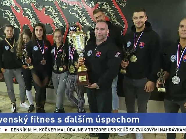 Úspech slovenského fitnesu, naši reprezentanti získali cenné kovy