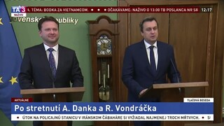 TB R. Vondráčka a A. Danka po ich spoločnom stretnutí