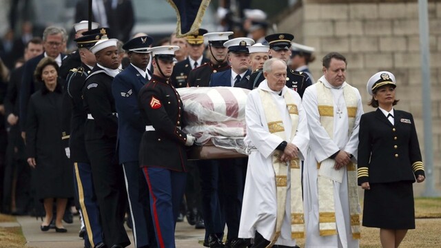 Mal odvahu bojovníka, zaznelo v príhovore. Pochovali prezidenta