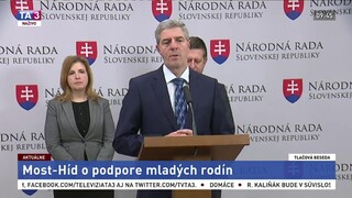 TB predstaviteľov strany Most-Híd o podpore mladých rodín