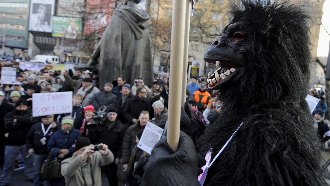 Gorila protest 1140 px (TASR/Michal Svítok)