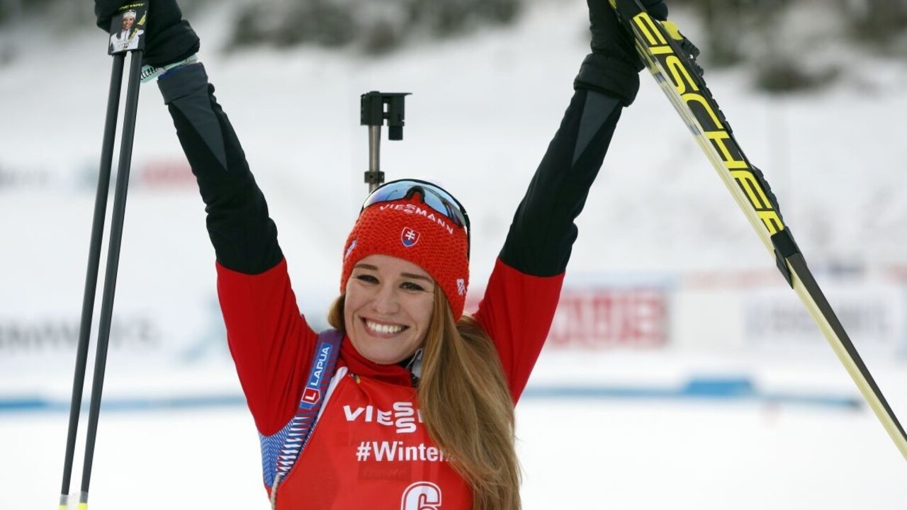 Slovenská biatlonistka skončila tretia, trafila všetky terče