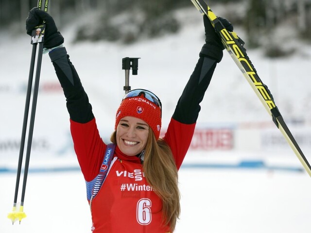 Slovenská biatlonistka skončila tretia, trafila všetky terče