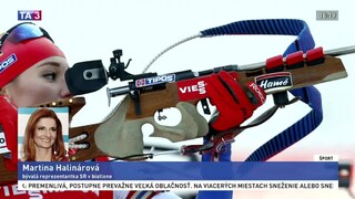 M. Halinárová o výkonoch našich biatlonistiek v Pokljuke