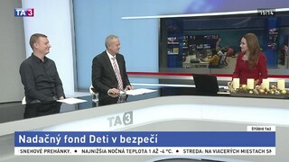 ŠTÚDIO TA3: V. Bakeš a O. Gallo o nadačnom fonde Deti v bezpečí
