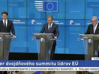 TB lídrov EÚ po skončení dvojdňového samitu v Bruseli