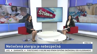 ŠTÚDIO TA3: Alergologička J. Orosová o alergických ochoreniach