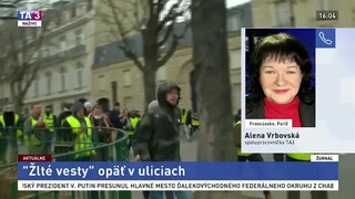 A. Vrbovská o ďalších protestoch vo francúzskej metropole