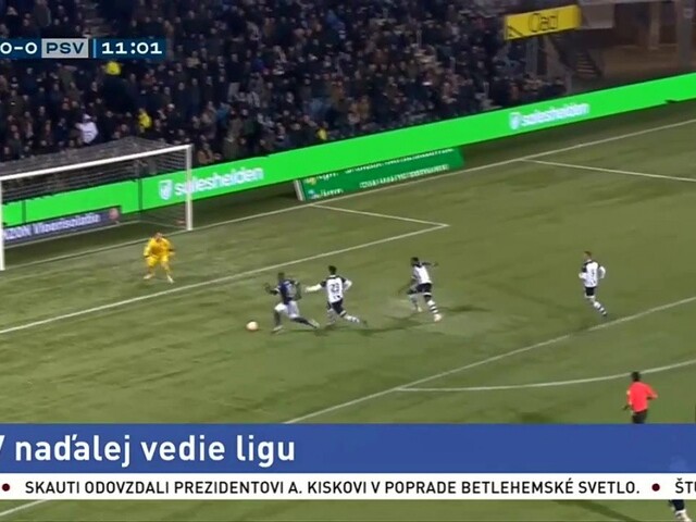 PSV Eindhoven vedie ligu aj naďalej, Heracles ľahko zdolali