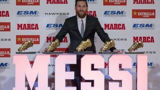 Najlepším ligovým kanonierom je Messi, prevzal si Zlatú kopačku