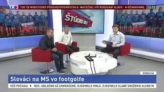 ŠTÚDIO TA3: J. Gubáni a M. Šimončič o MS vo footgolfe