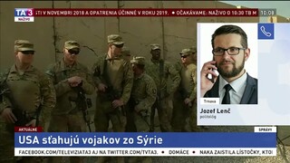 Politológ J. Lenč o odchode vojakov USA zo Sýrie