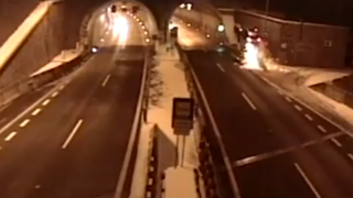 Hrozivá nehoda na D1. Vozidlo v tuneli letelo vzduchom