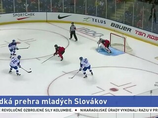Mladým hokejistom sa v generálke na svetový šampionát nedarilo