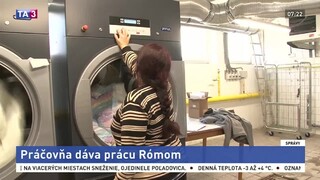 Úspešný projekt na Horehroní. Rómovia našli prácu v práčovni