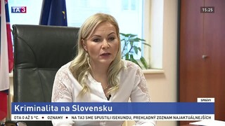 J. Maškarová o kriminalite na Slovensku