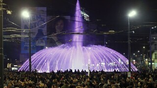 Srbi opäť protestovali voči prezidentovi, napätie sa zvyšuje