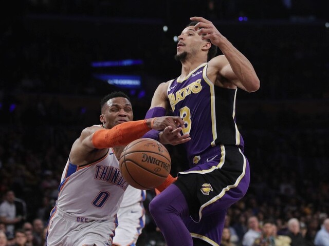 NBA: Lakers štvrtý zápas bez Jamesa, s Oklahomou prehrali