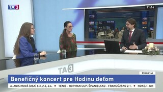 HOSTIA V ŠTÚDIU: S. Sklovská a L. Jakubíková o benefičnom koncerte