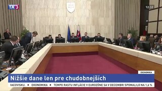 Vláda zvažuje zníženie daní, menej by platili len chudobnejší
