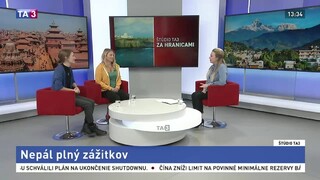ŠTÚDIO TA3 Za hranicami: P. Poganyová a G. Čandová o Nepále