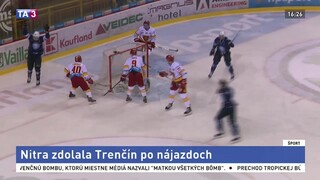 Trenčín ťahá trojzápasovú sériu prehier, zdolala ho Nitra