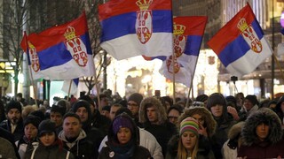 Srbsko protest demonštrácia 1140 px (SITA/AP)
