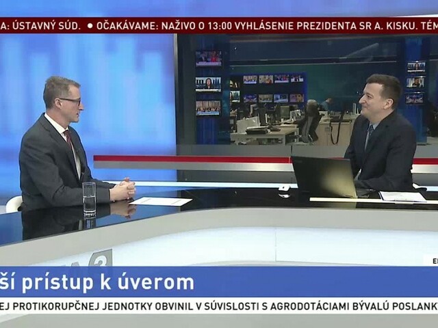 HOSŤ V ŠTÚDIU: M. Búlik o zmene pravidiel pri žiadaní o úvery