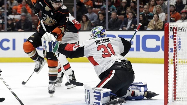NHL: Ottawa ukončila sériu prehier, Nashvillu pomohol Forsberg