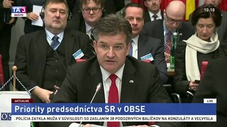 Prejav M. Lajčáka na prvom tohtoročnom zasadnutí Stálej rady OBSE