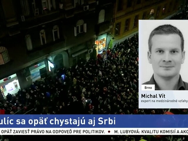 M. Vít o protivládnych protestoch v Srbsku