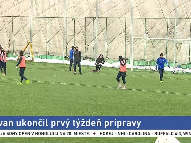 Slovan ukončil prvý týždeň prípravy, absolvovali aj modelovaný zápas