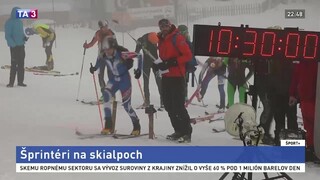 V Tatrách súťažila skialpinistická špička, na programe bol šprint
