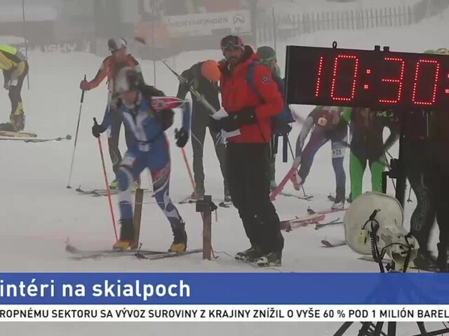 V Tatrách súťažila skialpinistická špička, na programe bol šprint