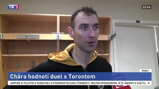 NHL: Z. Chára o zápase s Torontom