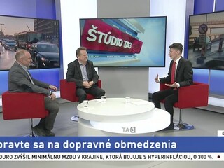 ŠTÚDIO TA3: J. Drahovský a A. Štefuca o obmedzeniach v Bratislave